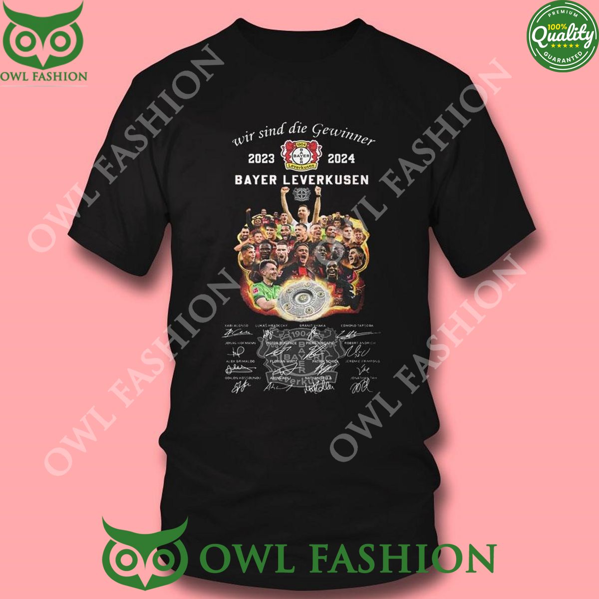 Wir Sind Die Gewinner 2023 2024 Bayer Leverkusen Shirt Hoodie