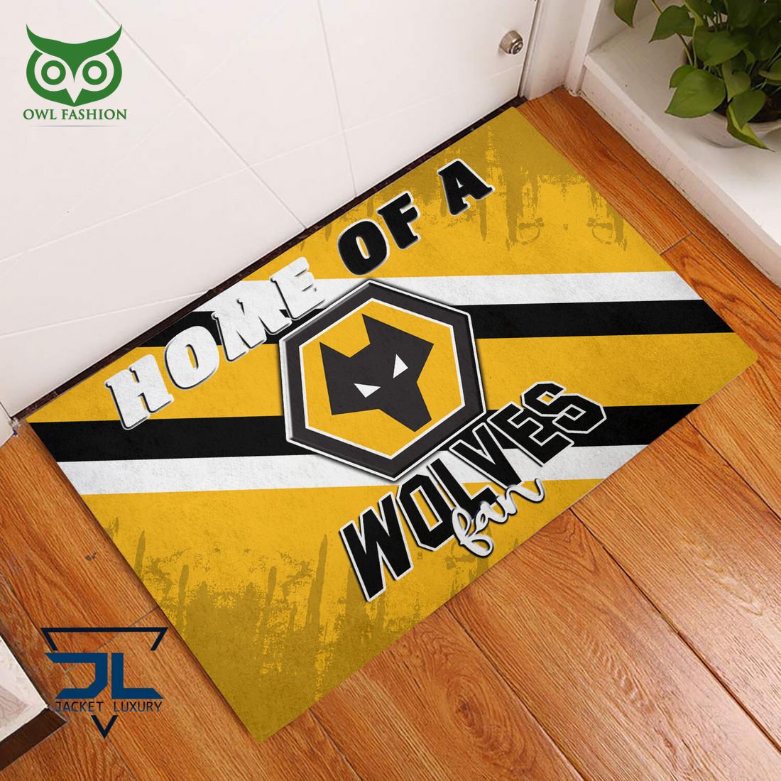 Wolverhampton Wanderers F.C Premier League Custom Doormat