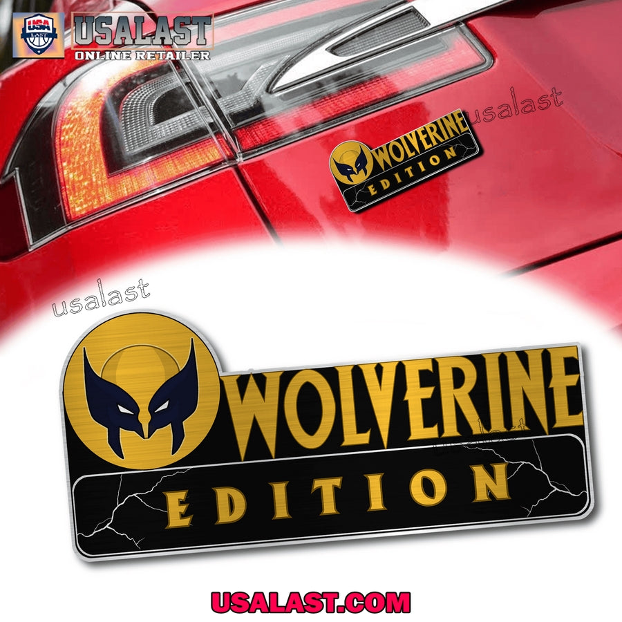 Wolverine Edition Laser Engraved Car Name Badge
