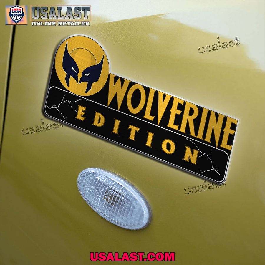 Wolverine Edition Laser Engraved Car Name Badge