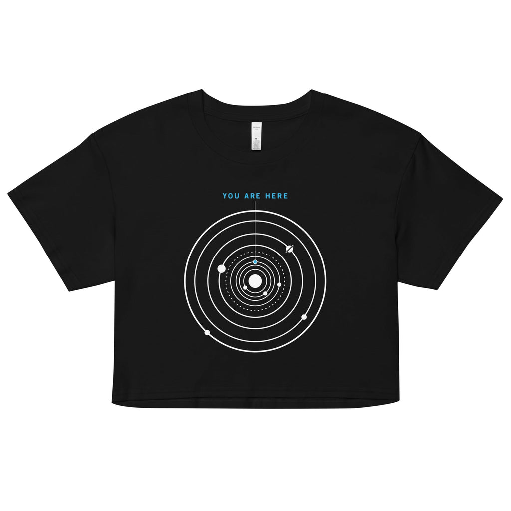 You Are Here Women's Crop Tee