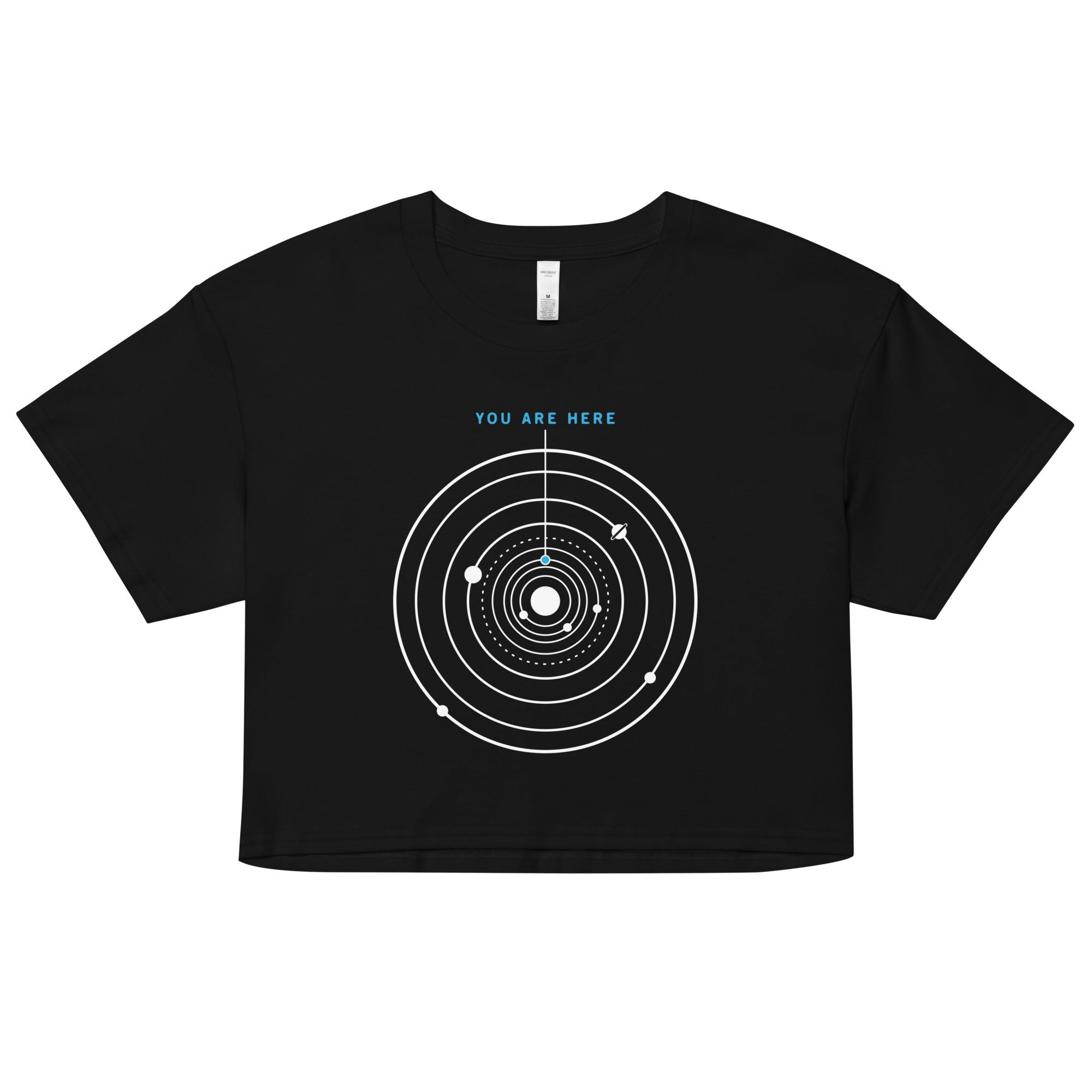 You Are Here Women's Crop Tee