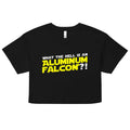 Aluminum Falcon Women's Crop Tee