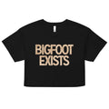 Bigfoot Exists Women's Crop Tee