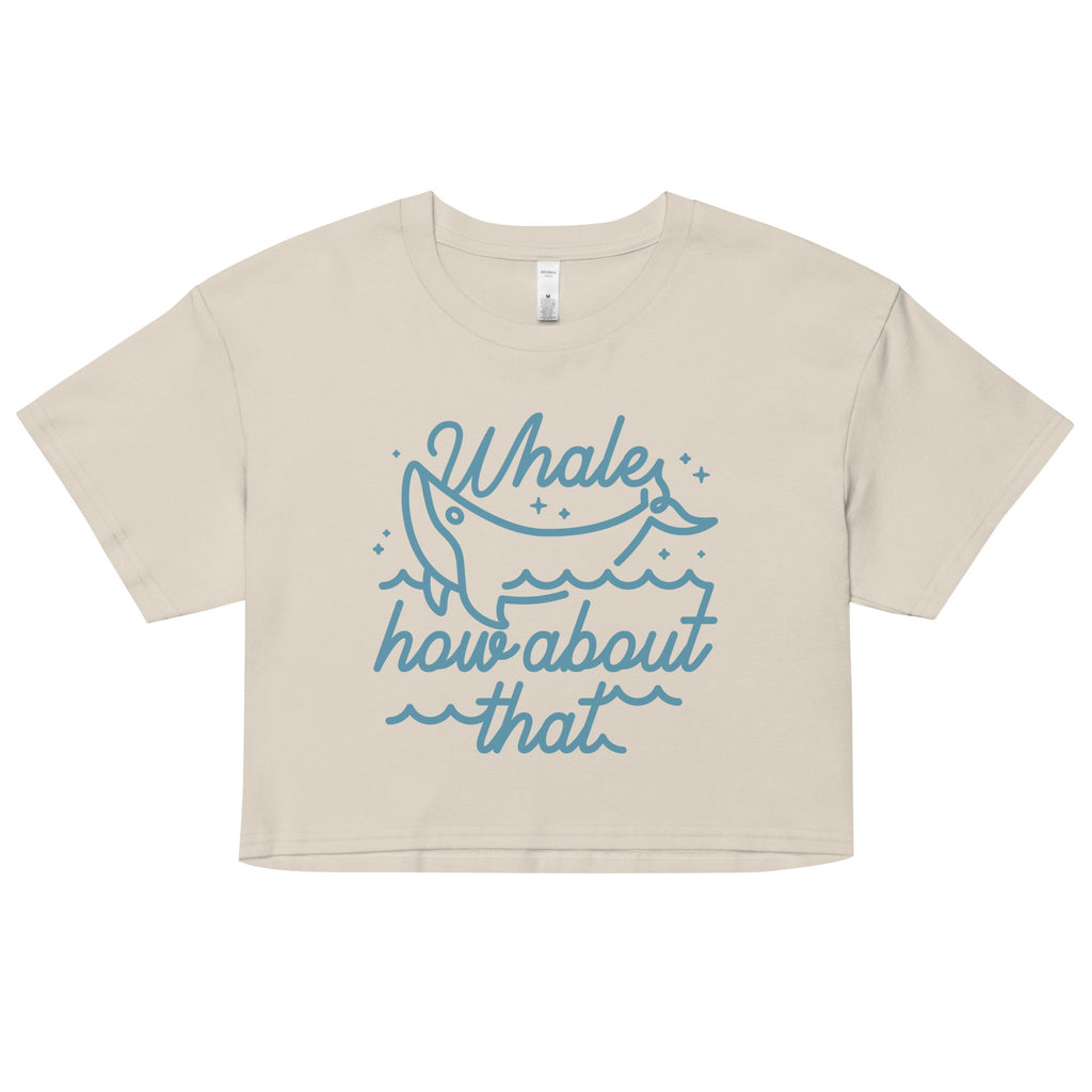 Whale How About That Women's Crop Tee