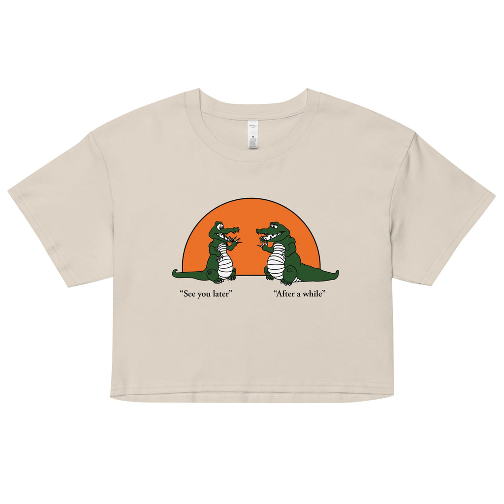 See You Later Alligator Women's Crop Tee