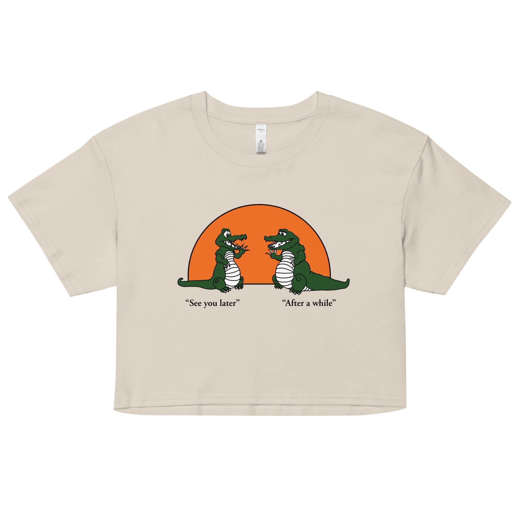 See You Later Alligator Women's Crop Tee