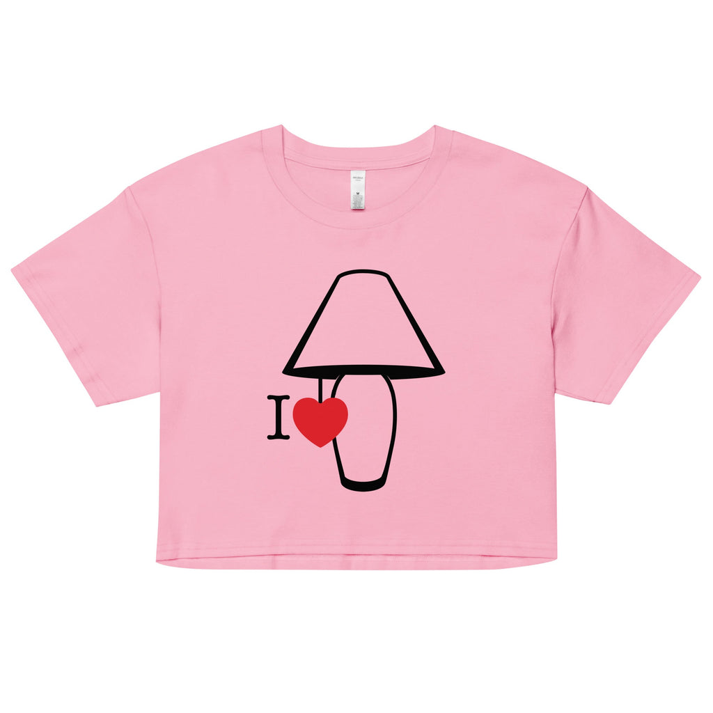I Love Lamp Women's Crop Tee