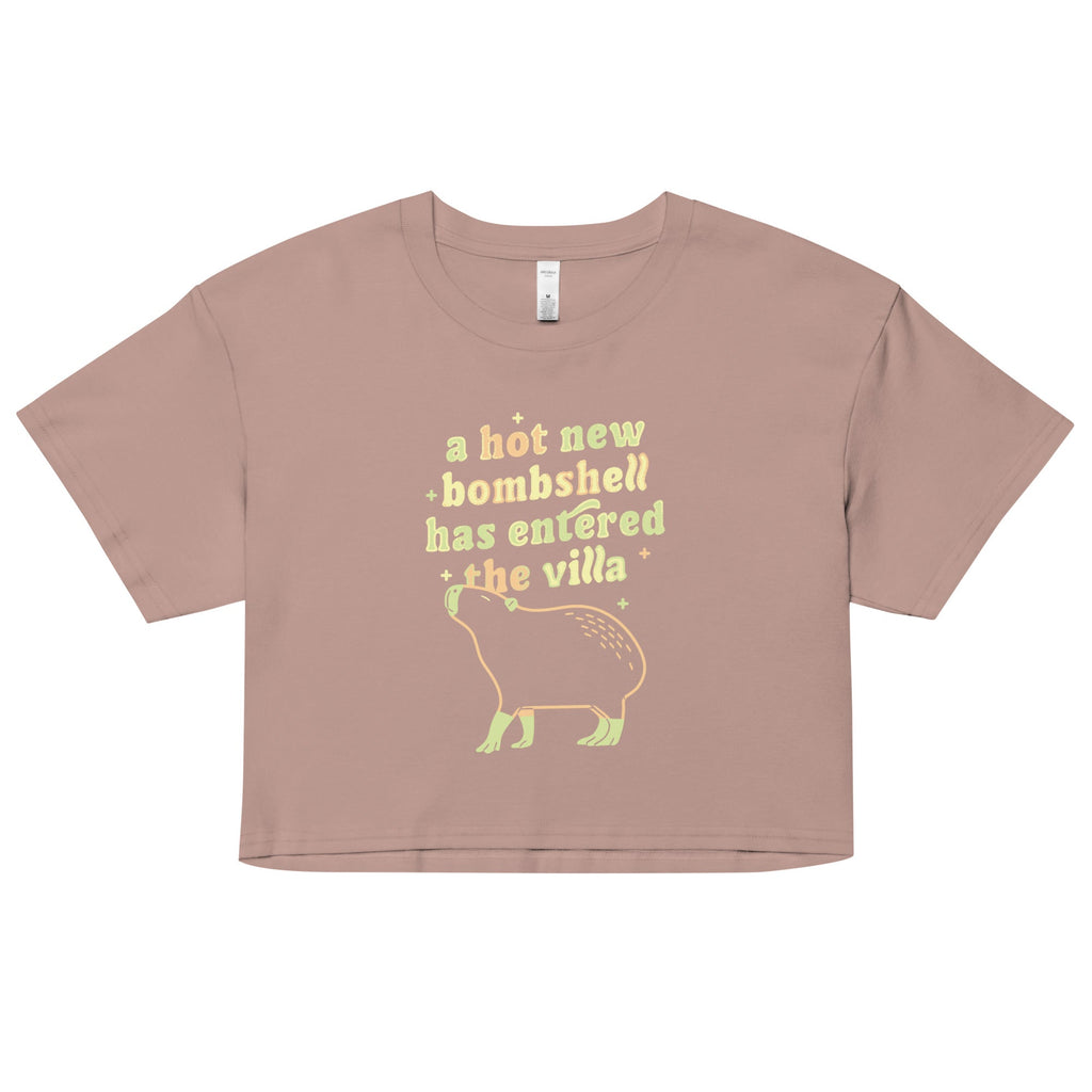 A Hot New Bombshell Has Entered The Villa Women's Crop Tee