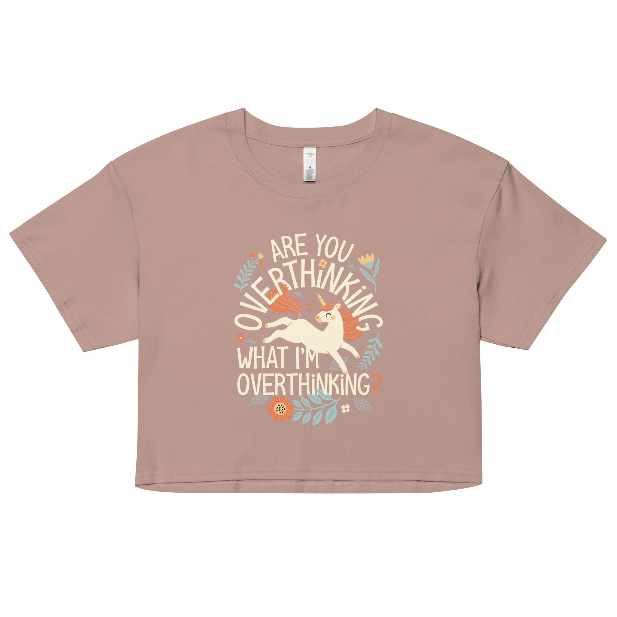 Are You Overthinking What I'm Overthinking? Women's Crop Tee