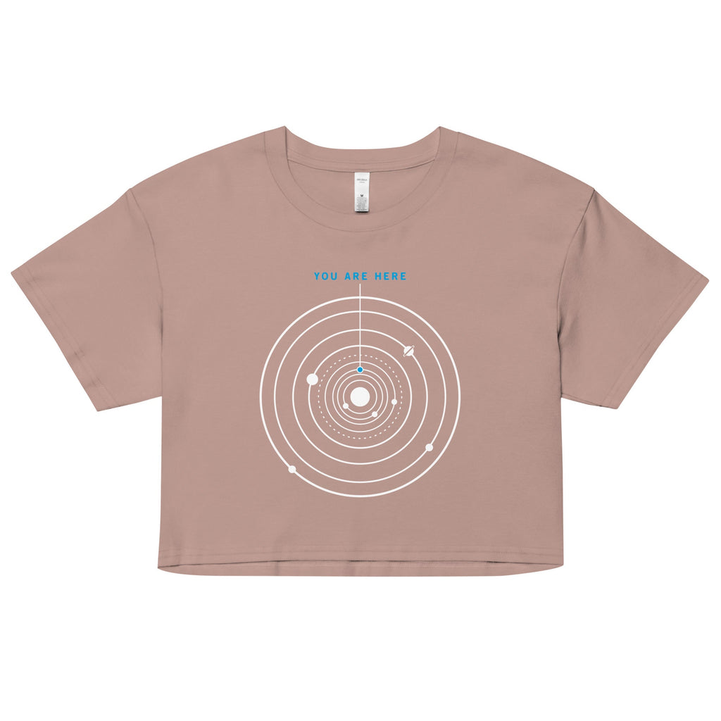 You Are Here Women's Crop Tee