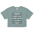 Skilled Reader And Scribe Of The Ancient Text Women's Crop Tee
