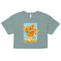 Van Gogh's Cat Women's Crop Tee