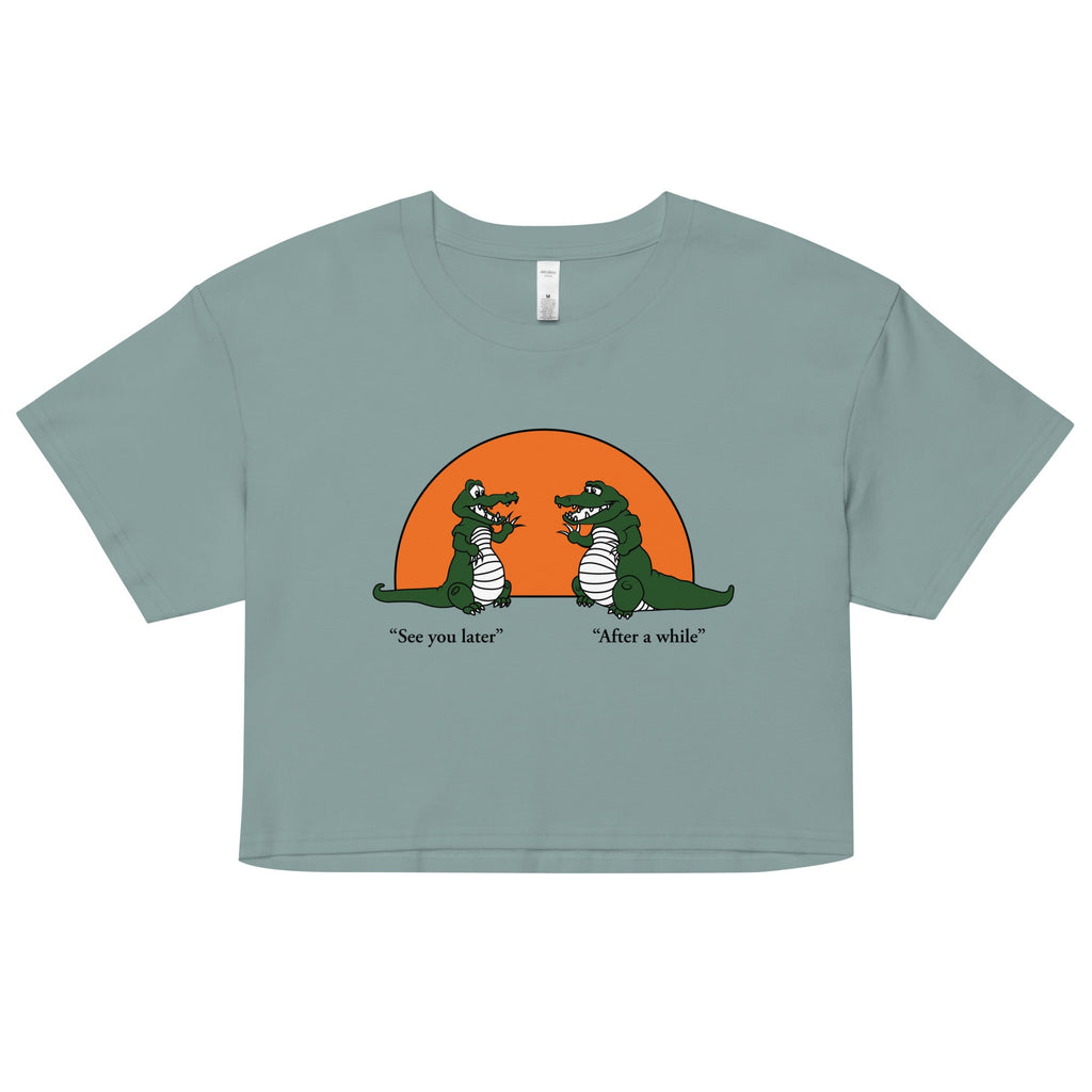 See You Later Alligator Women's Crop Tee