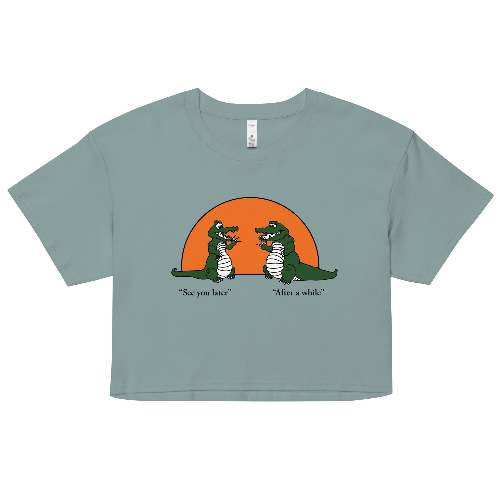 See You Later Alligator Women's Crop Tee