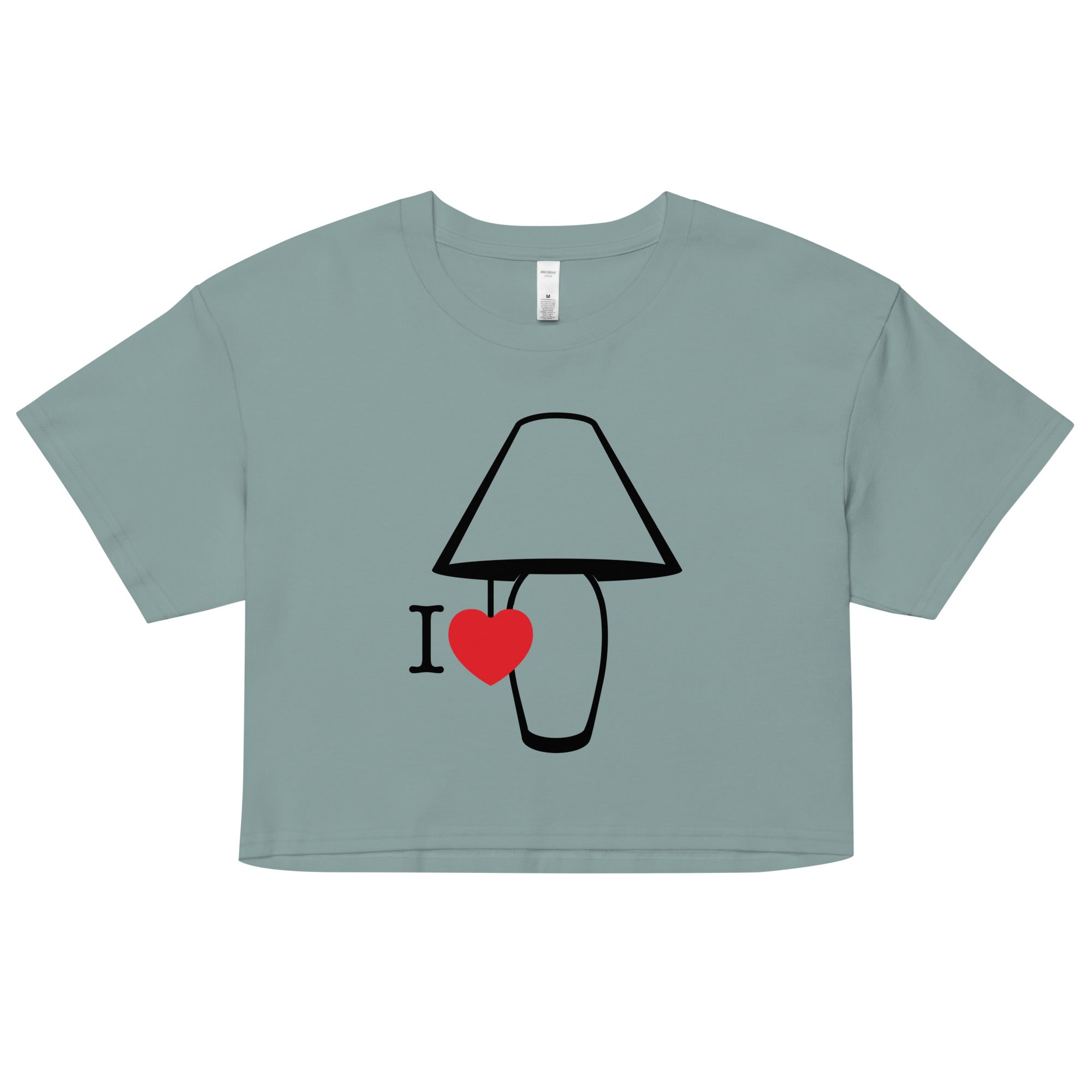 I Love Lamp Women's Crop Tee