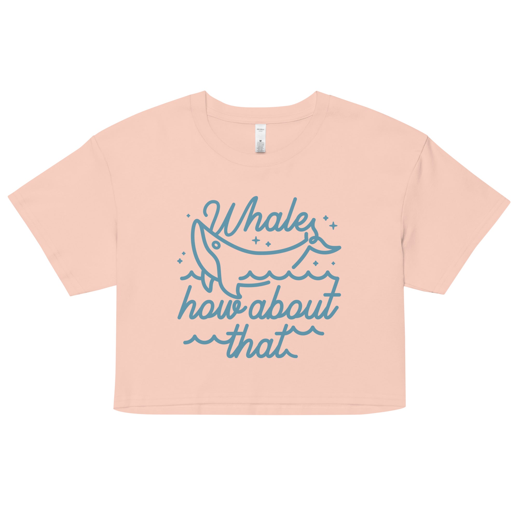 Whale How About That Women's Crop Tee