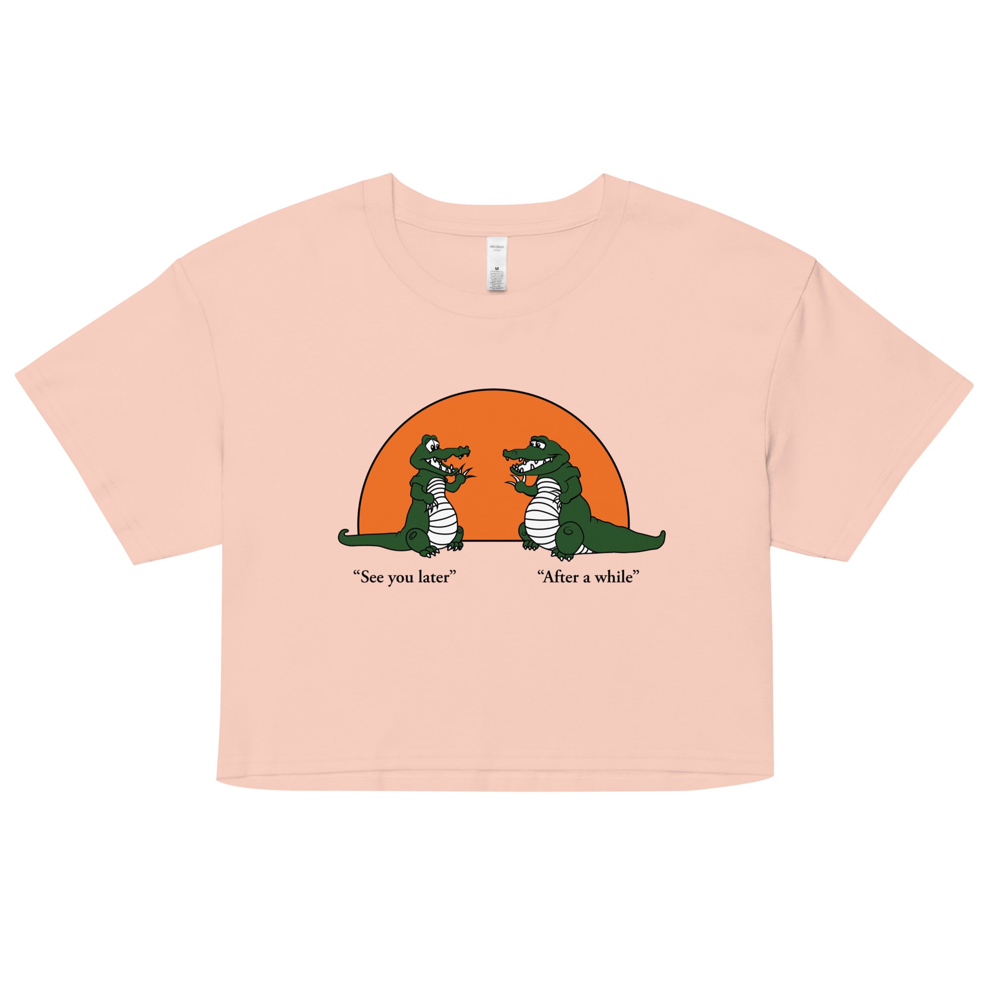 See You Later Alligator Women's Crop Tee
