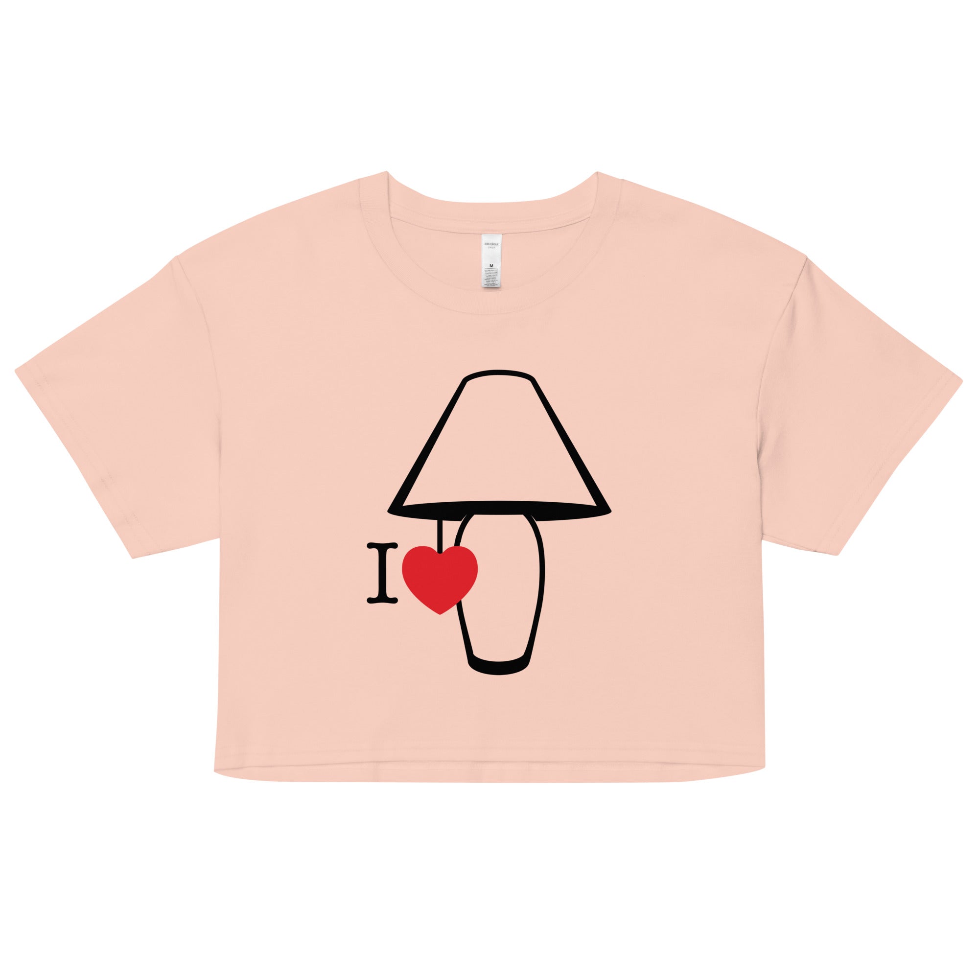 I Love Lamp Women's Crop Tee