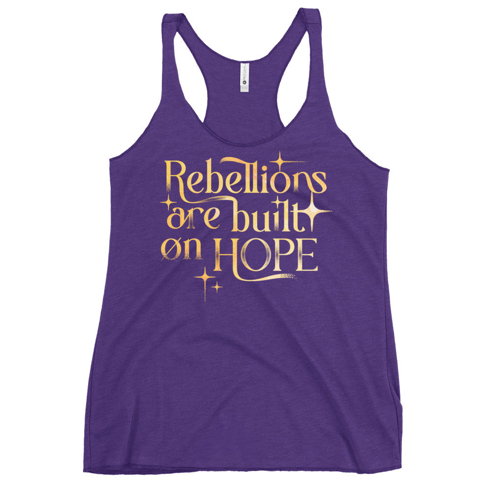 Rebellions Are Built On Hope Women's Racerback Tank