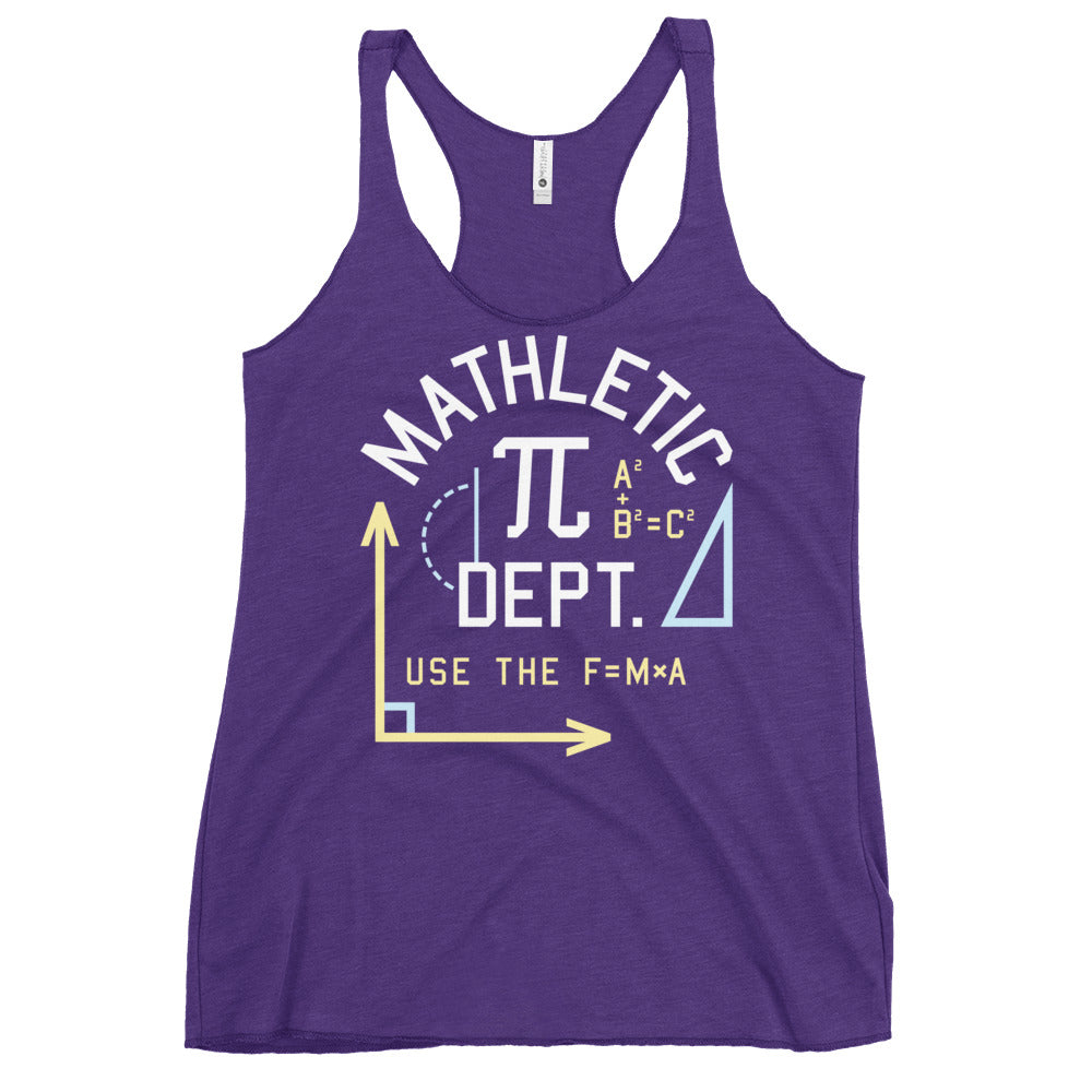 Mathletic Dept Women's Racerback Tank