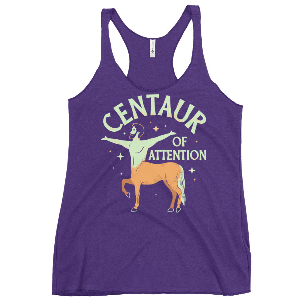 Centaur Of Attention Women's Racerback Tank