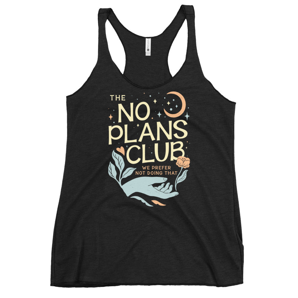 No Plans Club Women's Racerback Tank