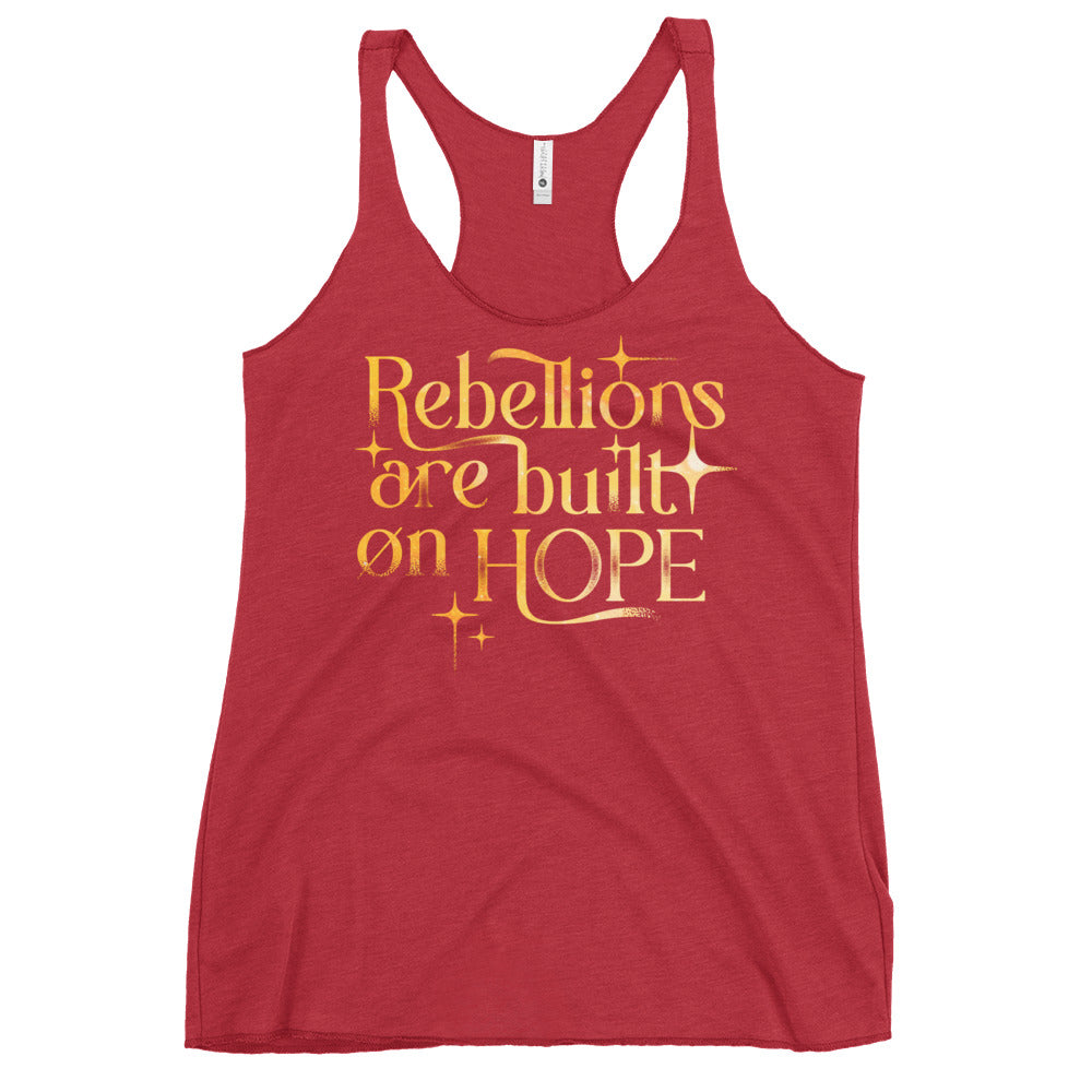 Rebellions Are Built On Hope Women's Racerback Tank