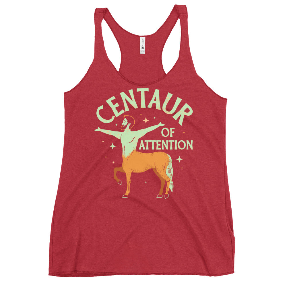 Centaur Of Attention Women's Racerback Tank