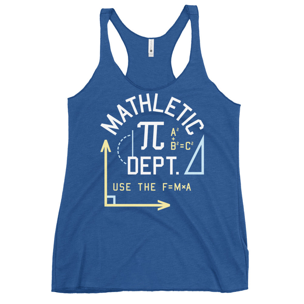 Mathletic Dept Women's Racerback Tank