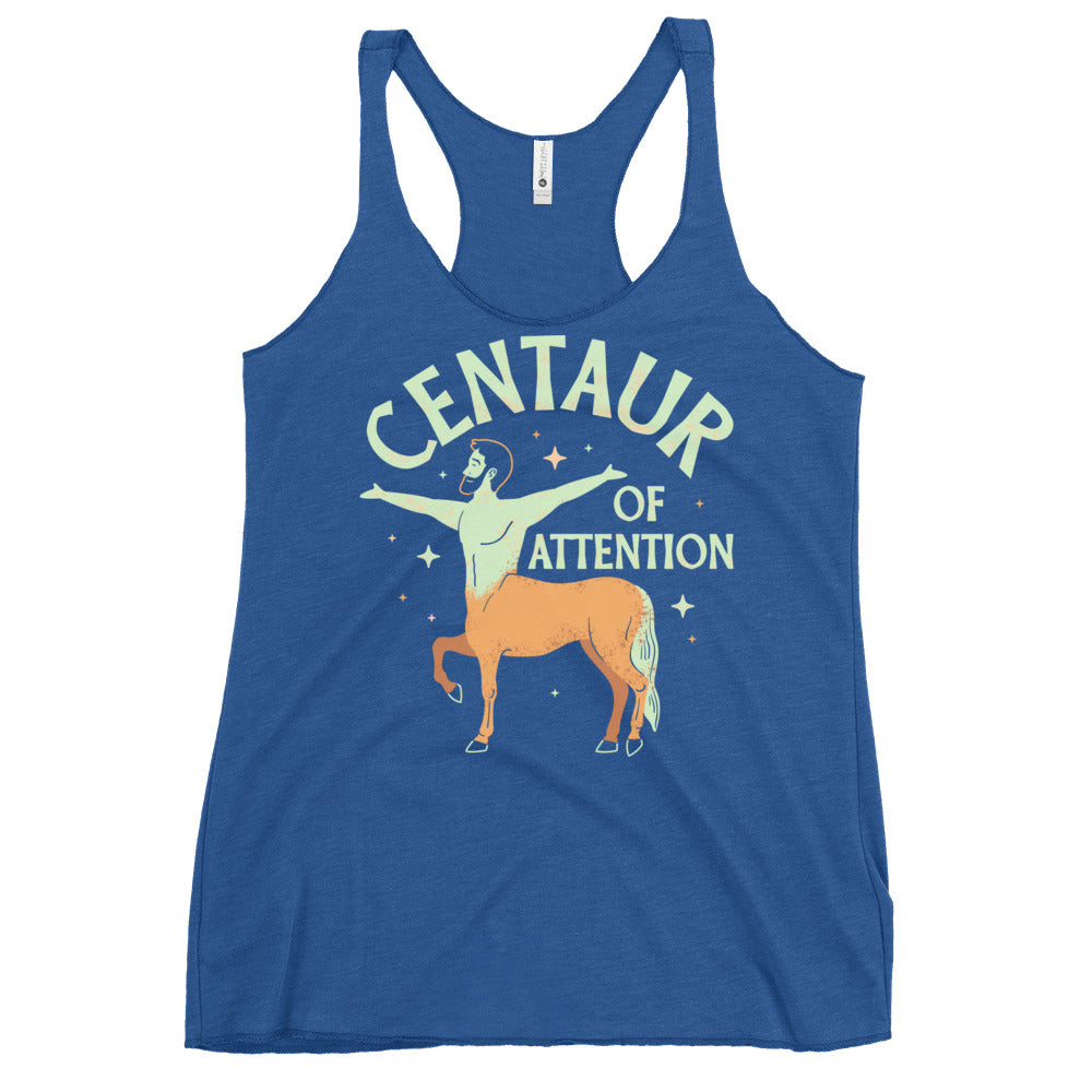 Centaur Of Attention Women's Racerback Tank