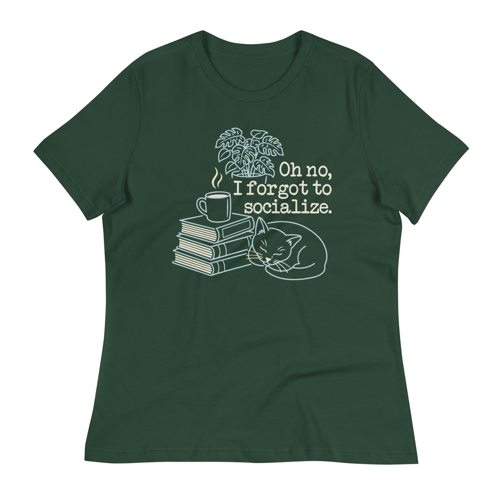 Oh No, I Forgot To Socialize Women's Signature Tee