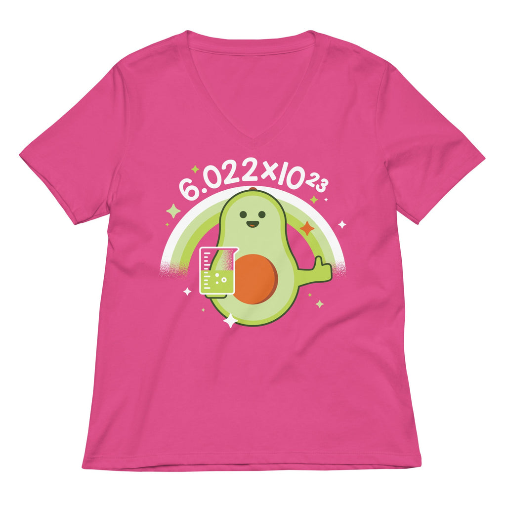 Avogadro's Number Women's V-Neck Tee