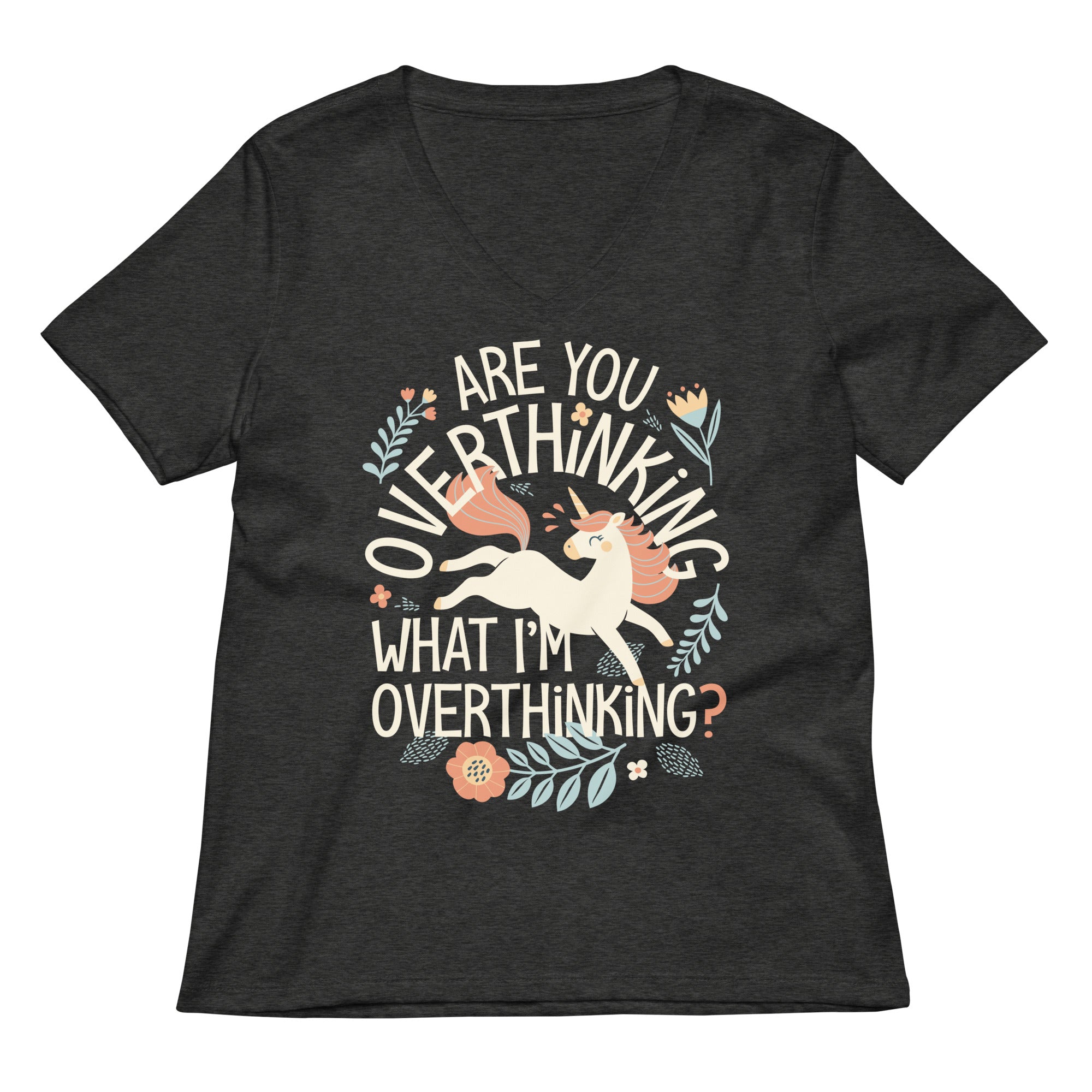 Are You Overthinking What I'm Overthinking? Women's V-Neck Tee