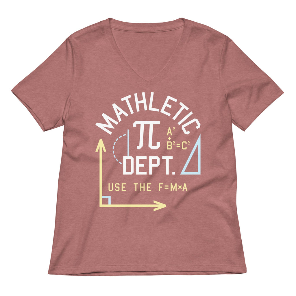 Mathletic Dept Women's V-Neck Tee