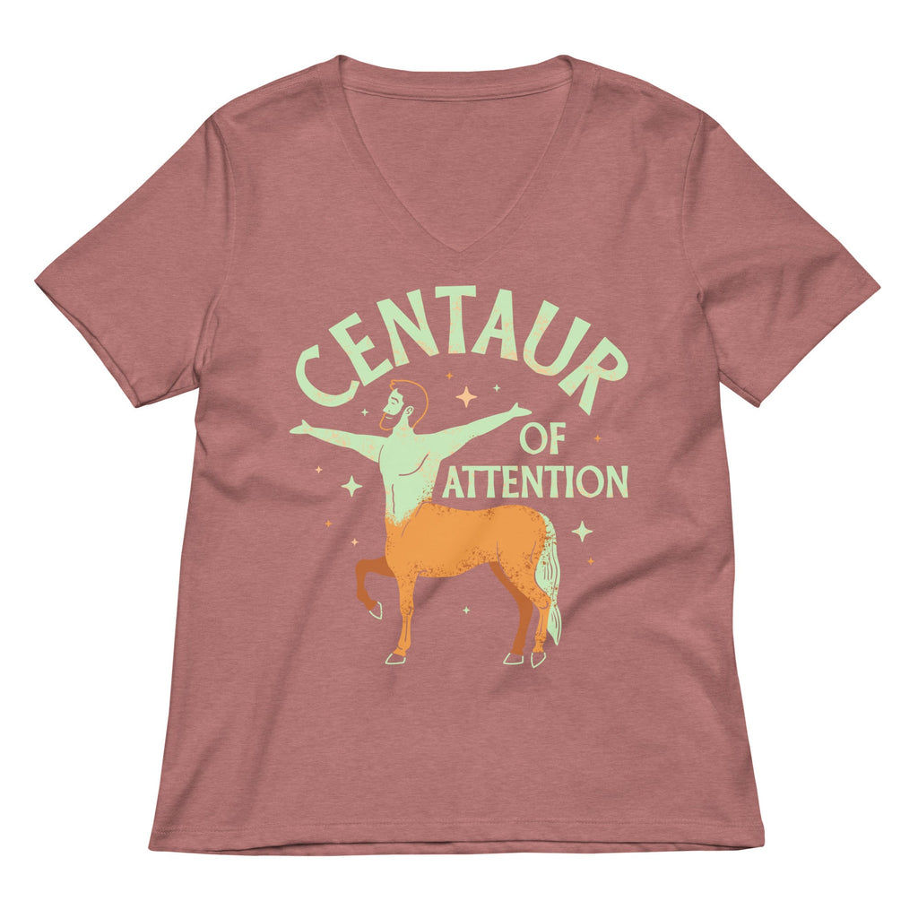 Centaur Of Attention Women's V-Neck Tee