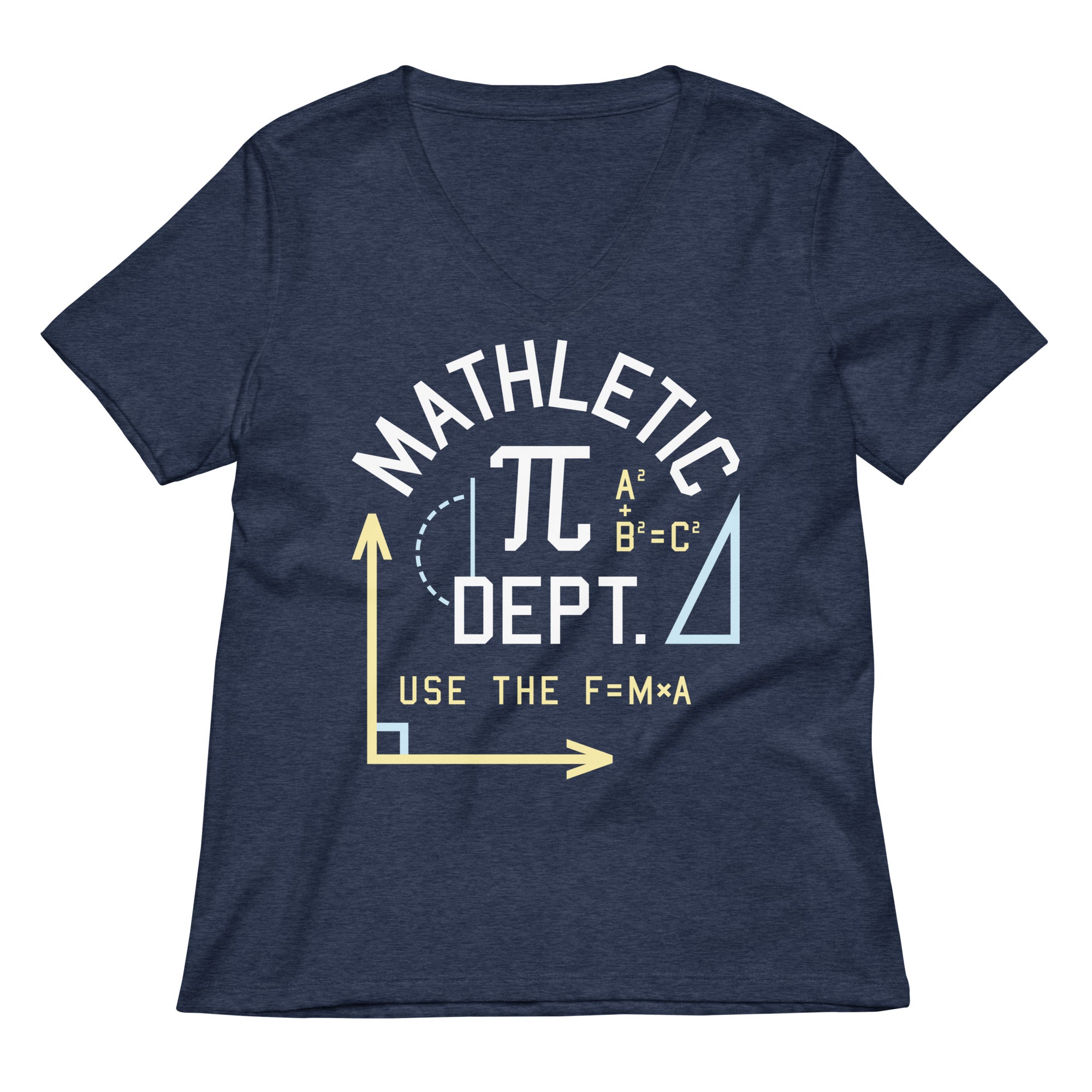 Mathletic Dept Women's V-Neck Tee