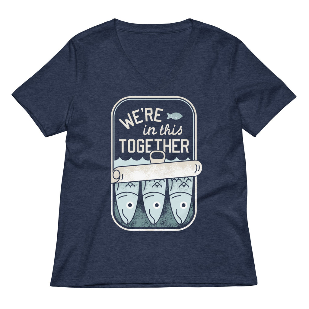 We're In This Together Women's V-Neck Tee