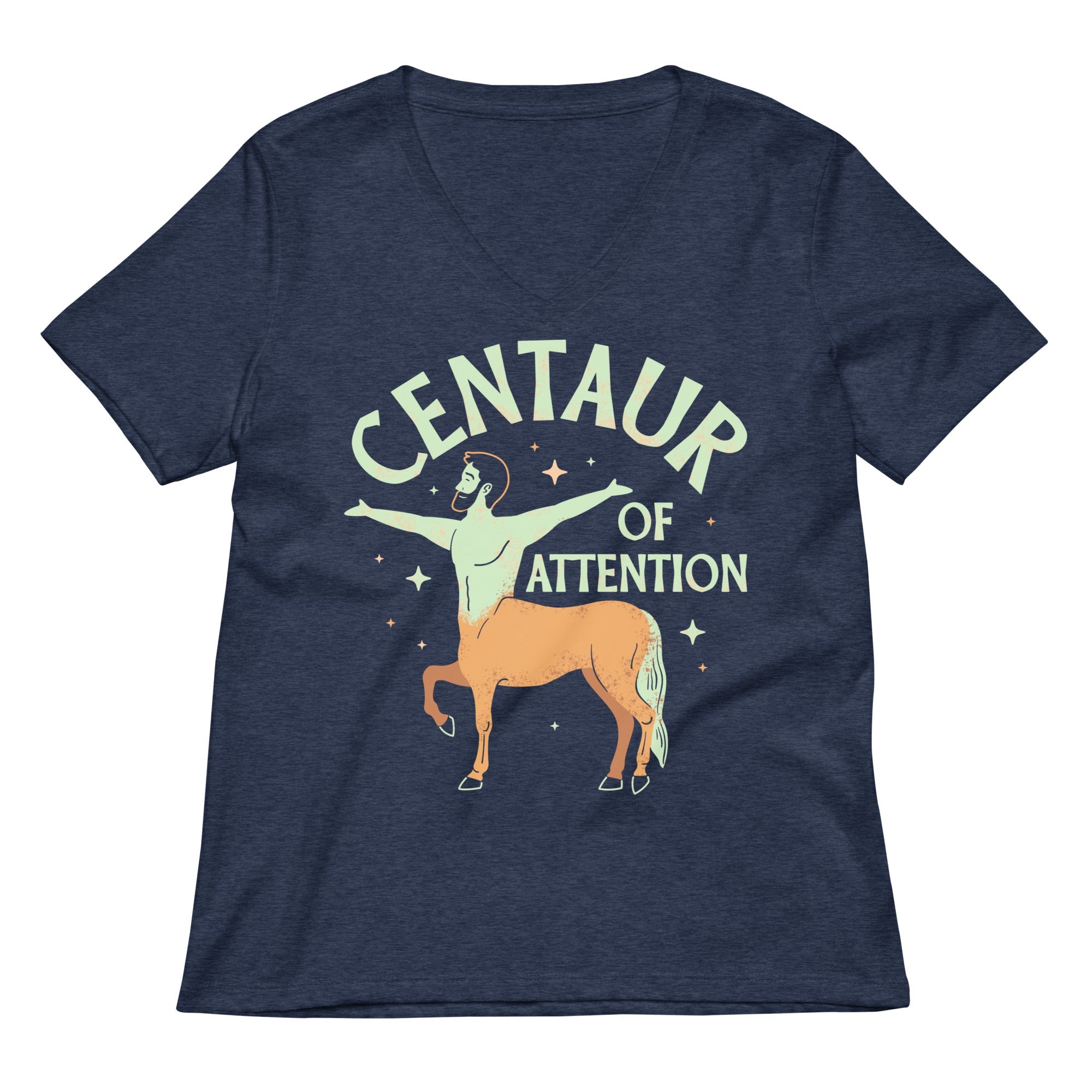Centaur Of Attention Women's V-Neck Tee