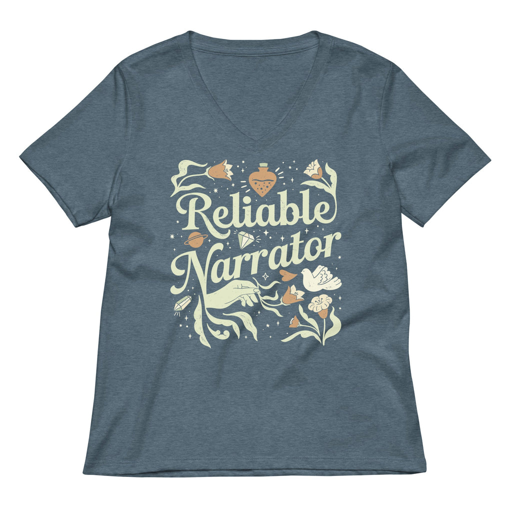 Reliable Narrator Women's V-Neck Tee