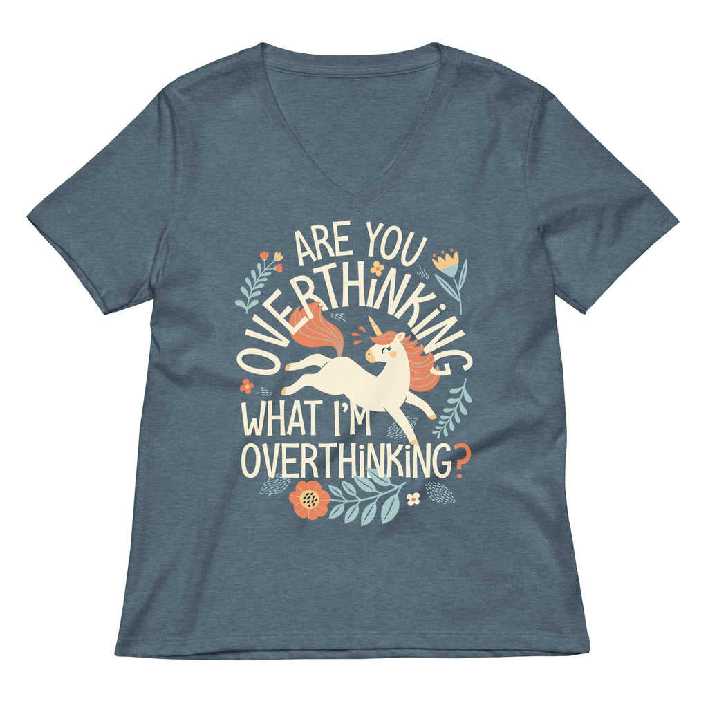 Are You Overthinking What I'm Overthinking? Women's V-Neck Tee
