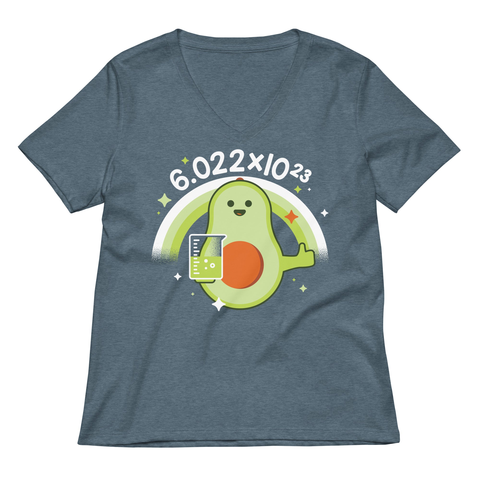 Avogadro's Number Women's V-Neck Tee