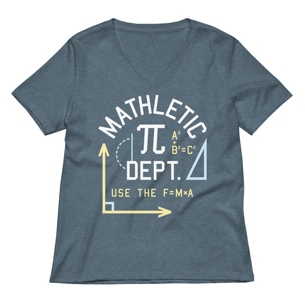 Mathletic Dept Women's V-Neck Tee