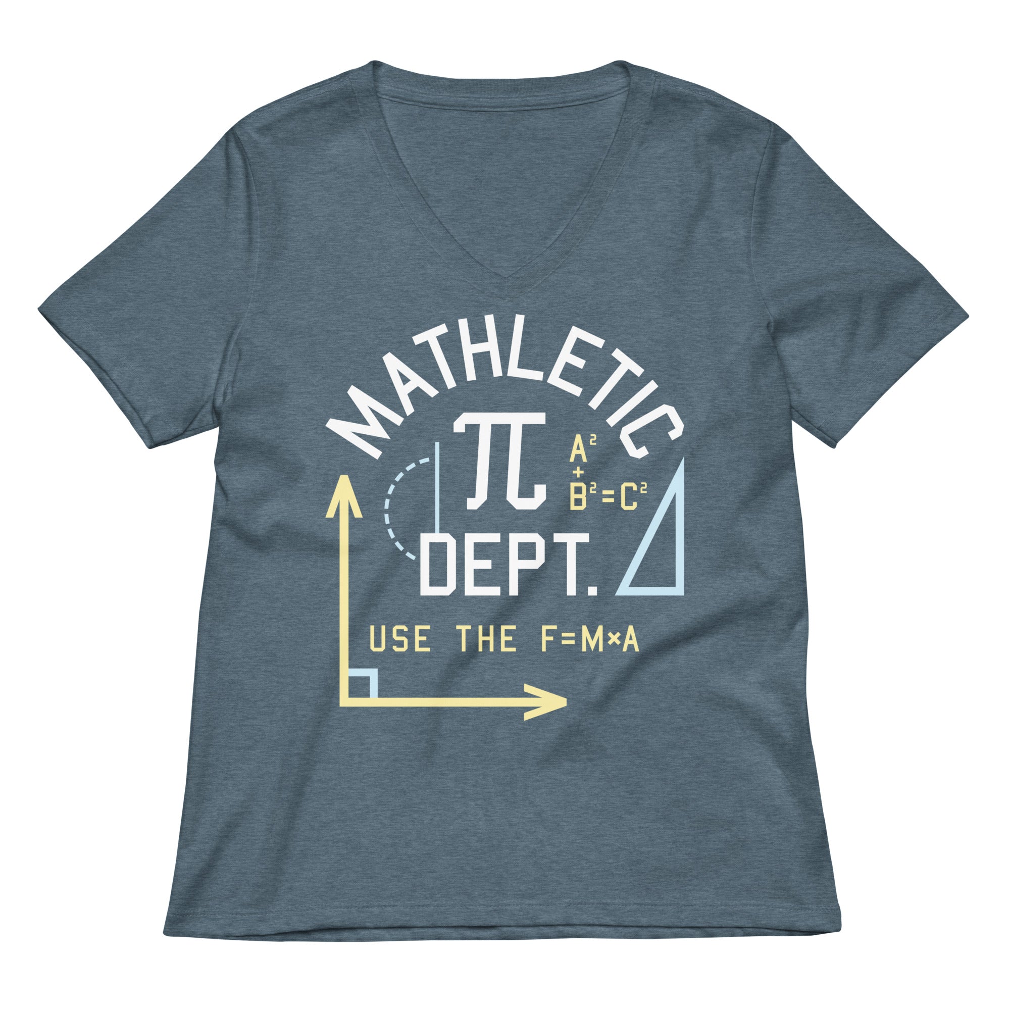 Mathletic Dept Women's V-Neck Tee