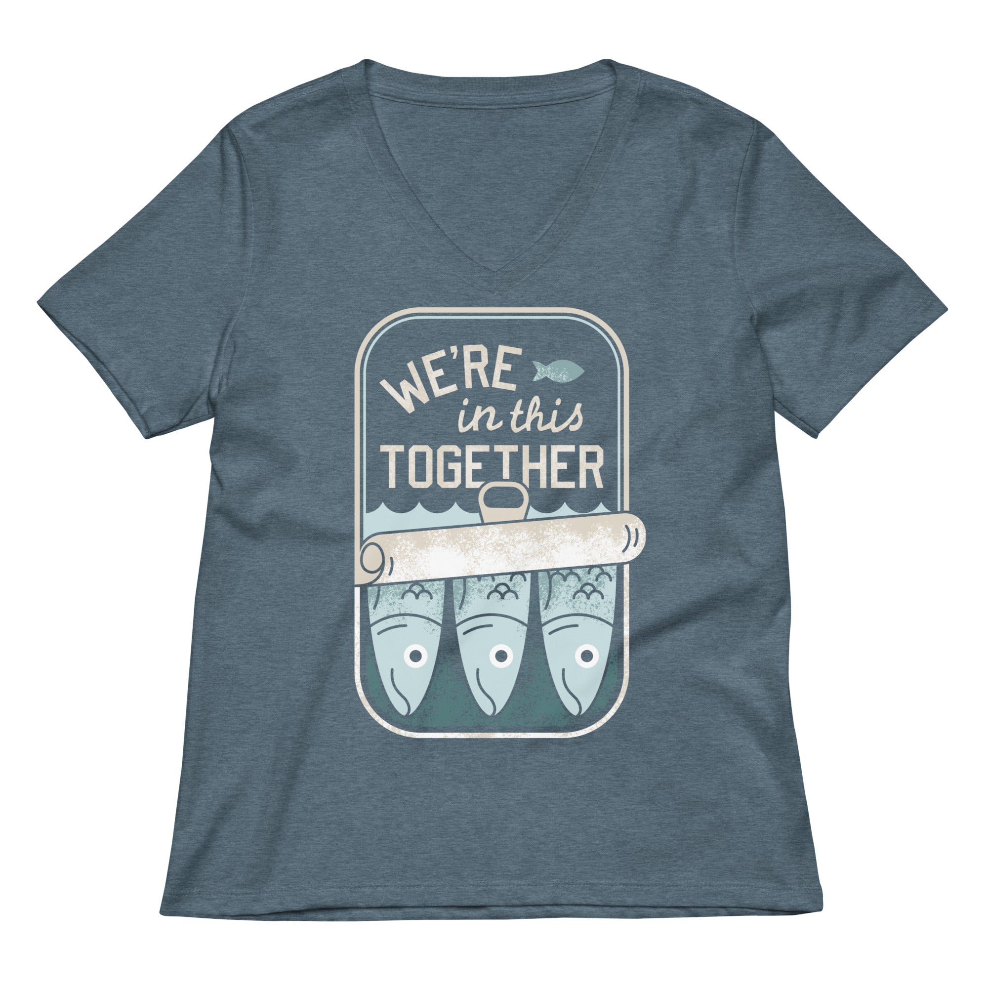 We're In This Together Women's V-Neck Tee