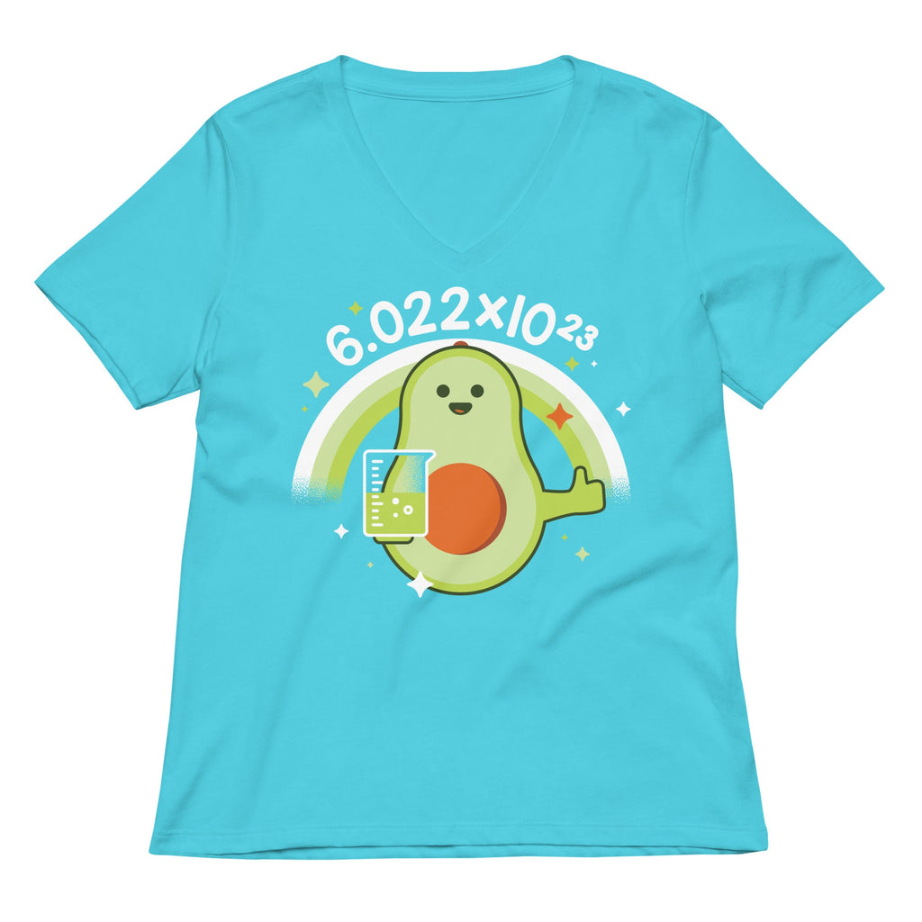 Avogadro's Number Women's V-Neck Tee