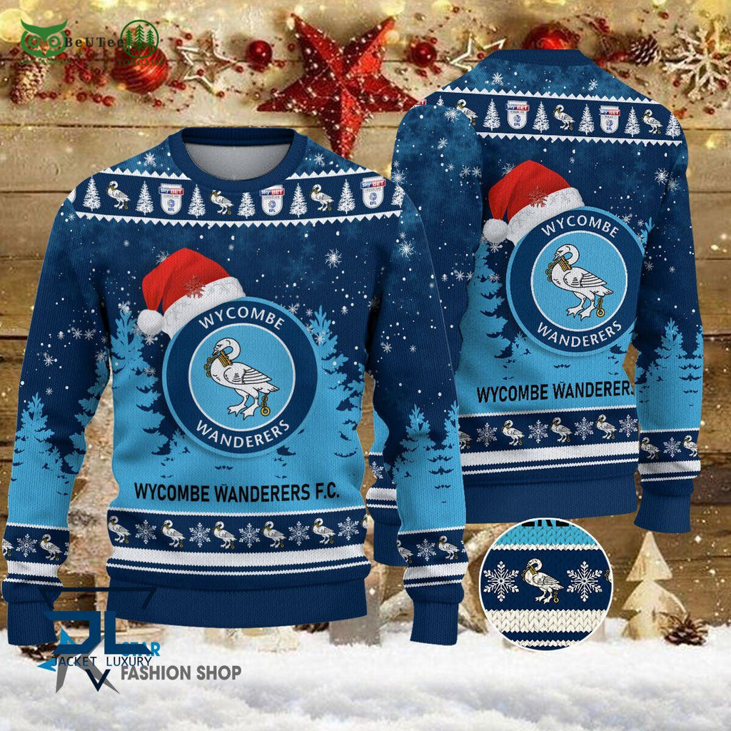 Wycombe Wanderers EFL English Football League Premium Ugly Sweater