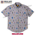 X-Men Basketball Short Sleeve Hawaiian Shirt