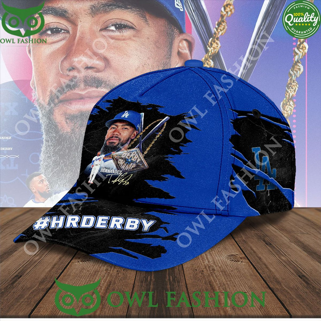 Teoscar Hernandez Los Angeles Dodgers Printed Derby Champ Classic Cap