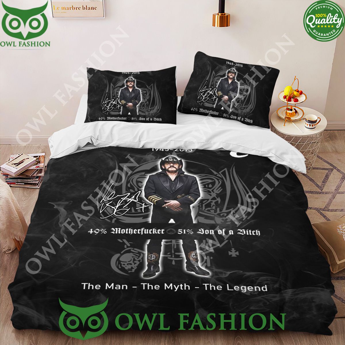 The Legend Motörhead Band x Lemmy Kilmister Bedding set